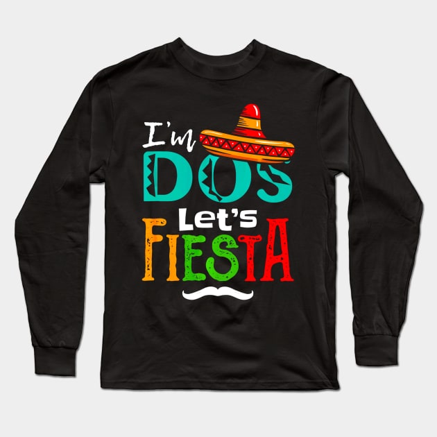 Im Dos Taco Twosday 2nd Birthday Long Sleeve T-Shirt by CovidStore